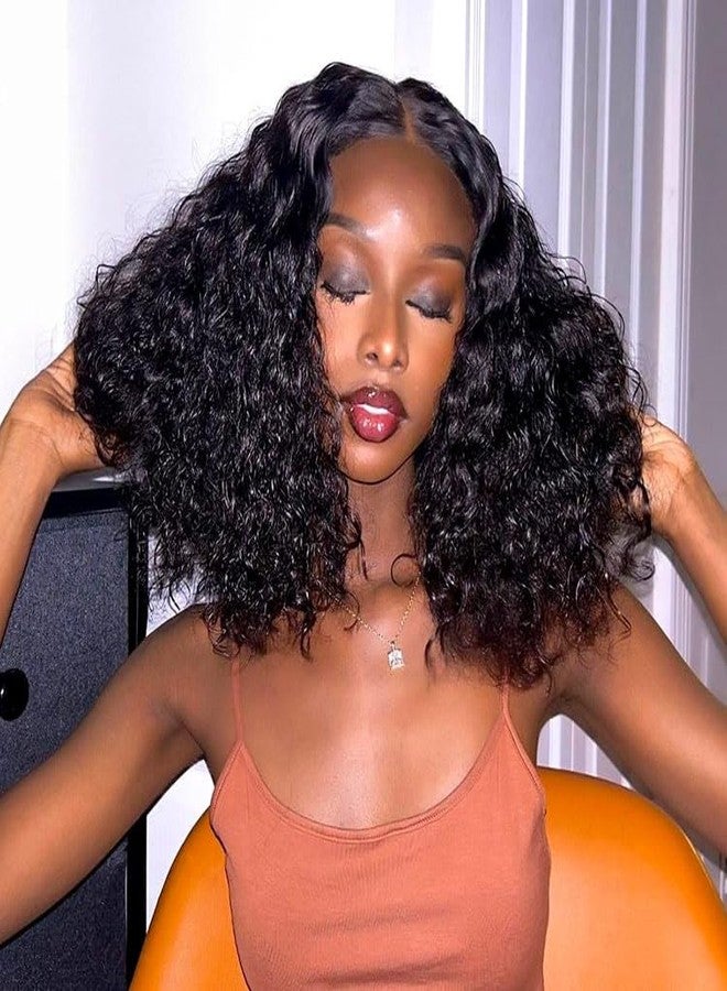 سوبر نوفا باروكة شعر بشري مجعد من سوبرنوفا، مقاس 13x6، جاهزة للارتداء، بدون غراء، باروكة أمامية من الدانتيل عالي الكثافة، طول 14 بوصة، كثافة 180، شعر بشري بكر، منتوف مسبقًا، مقصوص مسبقًا، عقد مبيضة للنساء - Image 1